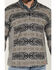 Image #3 - Powder River Outfitters by Panhandle Men's Pro Southwestern 1/4 Zip Henley Long Sleeve Shirt, Brown, hi-res