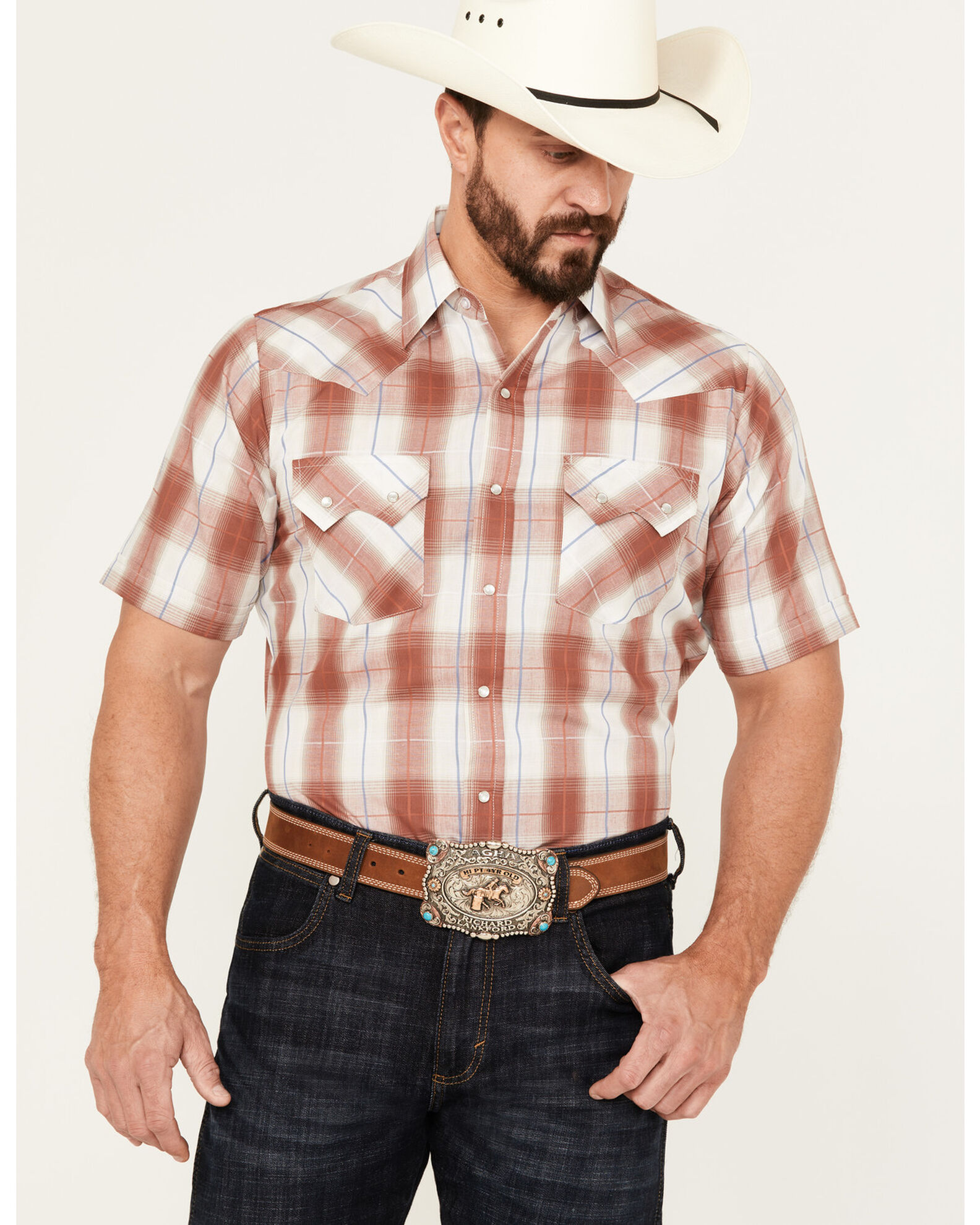 Ely short sleeve best sale western shirt