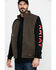 Ariat Men's Loden Rebar Washed Dura Canvas Insulated Work Vest - Big & Tall , Loden, hi-res
