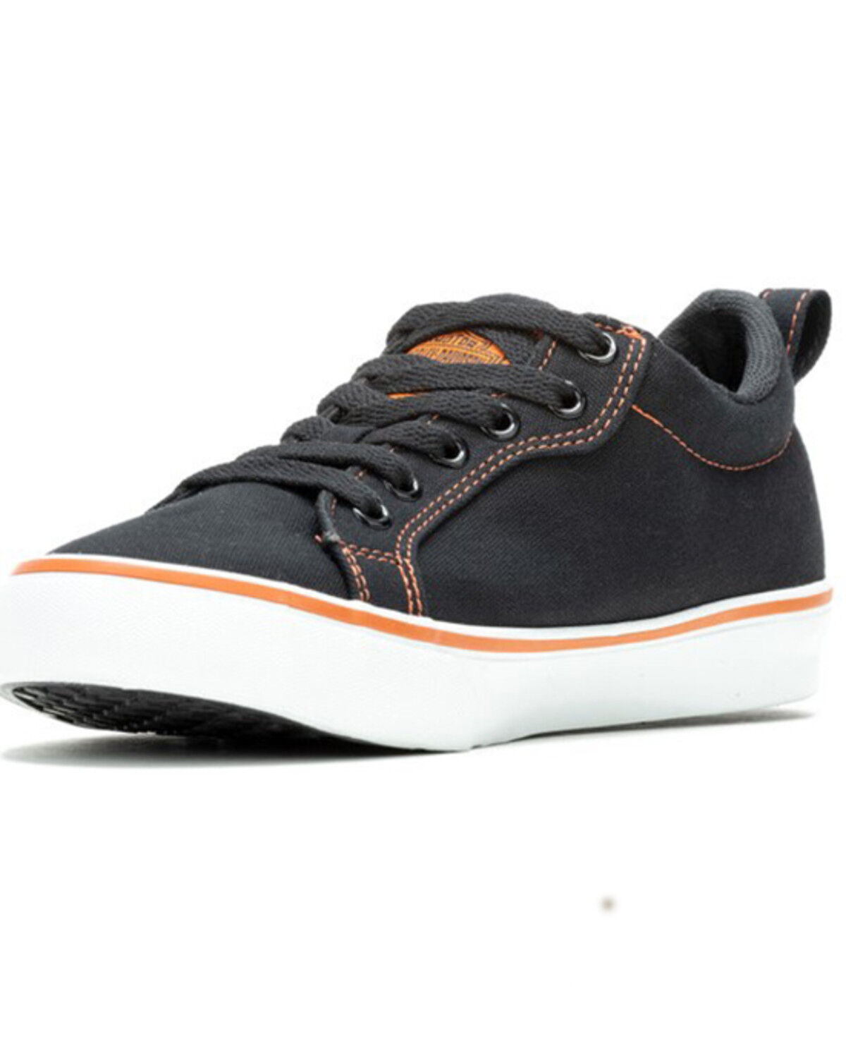 Image #2 - Harley Davidson Women's Torland Vintage Style Sneakers, Black, hi-res