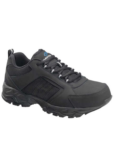 Image #1 - Nautilus Men's Guard Work Shoes - Composite Toe, Black, hi-res