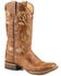 Image #1 - Roper Women's Desert Rose Embroidered Western Boots - Square Toe, Brown, hi-res