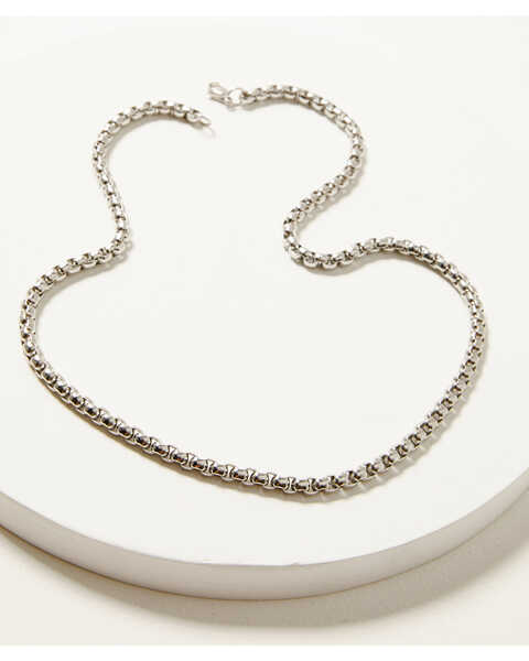 Image #2 - Cody James Men's Bolo Chain Necklace , Silver, hi-res