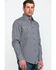 Tin Haul Men's Metal Logo Print Long Sleeve Western Shirt , Grey, hi-res