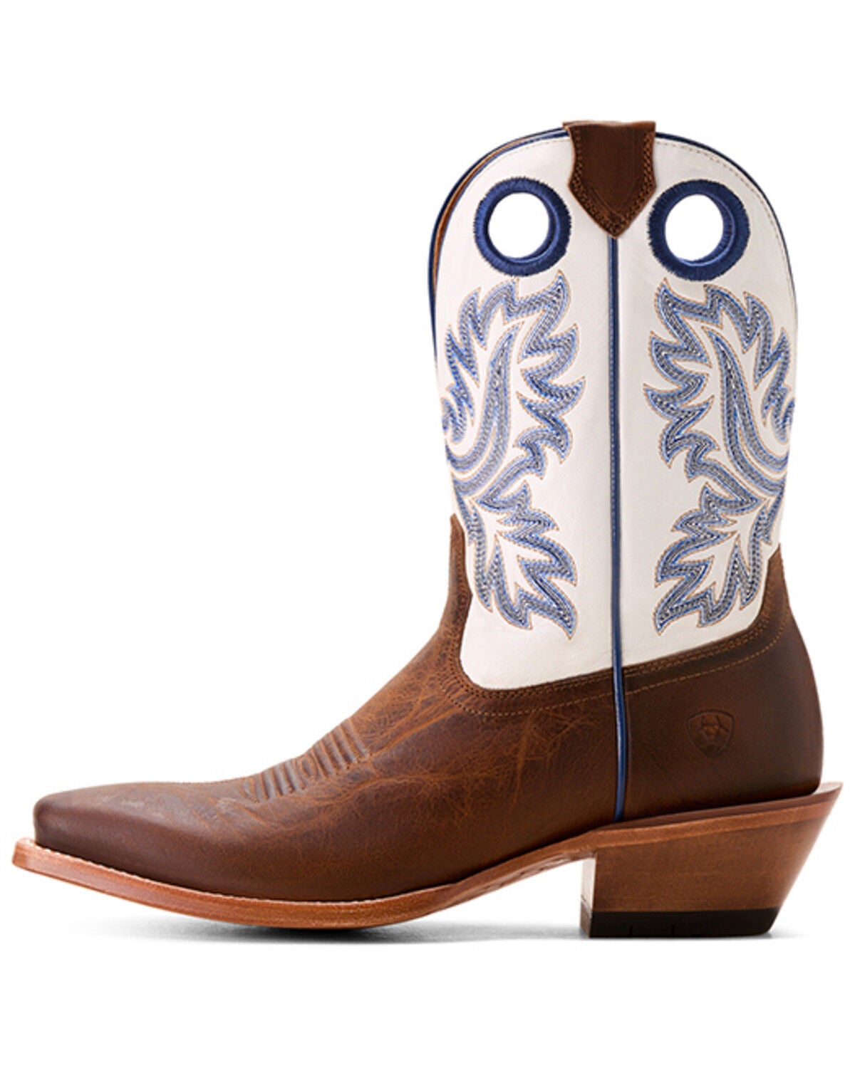 Image #2 - Ariat Men's Bronc Stomper Western Boots - Square Toe, Brown, hi-res