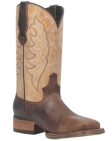 Laredo Women's 11" Western Boots - Broad Square Toe , Brown, hi-res