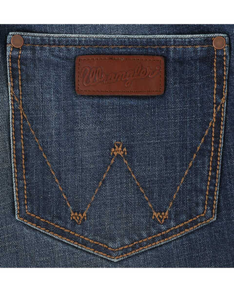Image #8 - Wrangler Retro Men's Medium Wash Low Rise Relaxed Bootcut Jeans, Indigo, hi-res