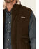 Image #3 - Powder River Outfitters Men's Concealed Carry Olive Brushed Canvas Storm Flap Vest , Olive, hi-res