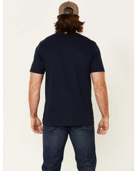 Image #4 - Moonshine Spirit Men's Whiskey & Help Neon Graphic Short Sleeve T-Shirt , Navy, hi-res