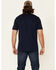 Moonshine Spirit Men's Whiskey & Help Neon Graphic Short Sleeve T-Shirt , Navy, hi-res