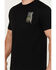 Image #3 - Howitzer Men's Flag Camo Shirt Sleeve Graphic T-Shirt , Black, hi-res