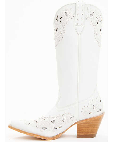 Image #3 - Shyanne Women's Danitza Western Boots - Snip Toe, White, hi-res