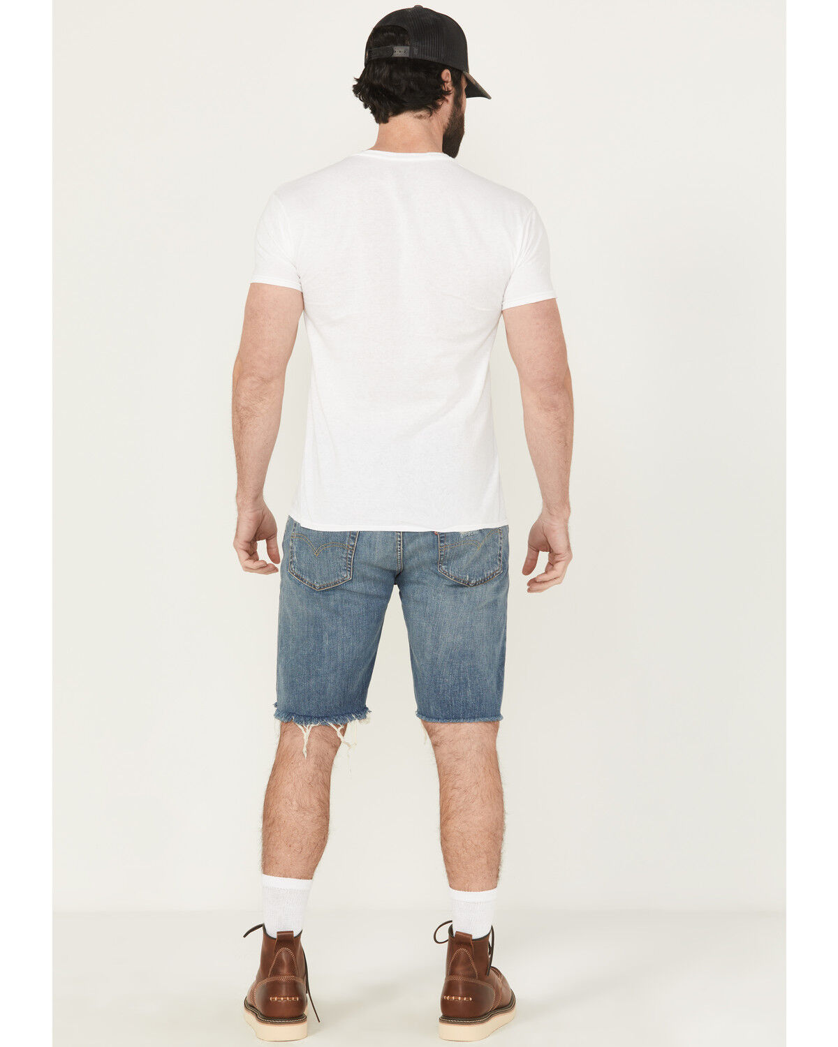 Image #3 - Levi's Men's 405 Bestie Light Wash Standard Stretch Denim Shorts, Light Wash, hi-res