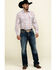 Image #6 - Roper Men's Classic Tan Plaid Long Sleeve Western Shirt, Tan, hi-res