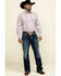 Roper Men's Classic Tan Plaid Long Sleeve Western Shirt , Tan, hi-res