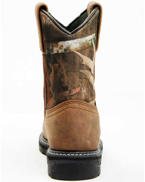 Image #5 - Cody James Boys' Real Tree Camo Work Boot - Round Toe , Brown, hi-res