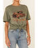 American Highway Women's Built To Last Graphic Short Sleeve Tee , Olive, hi-res