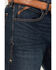Image #2 - Ariat Men's M4 Dark Wash Colman Porter Relaxed Bootcut Stretch Denim Jeans, Dark Wash, hi-res
