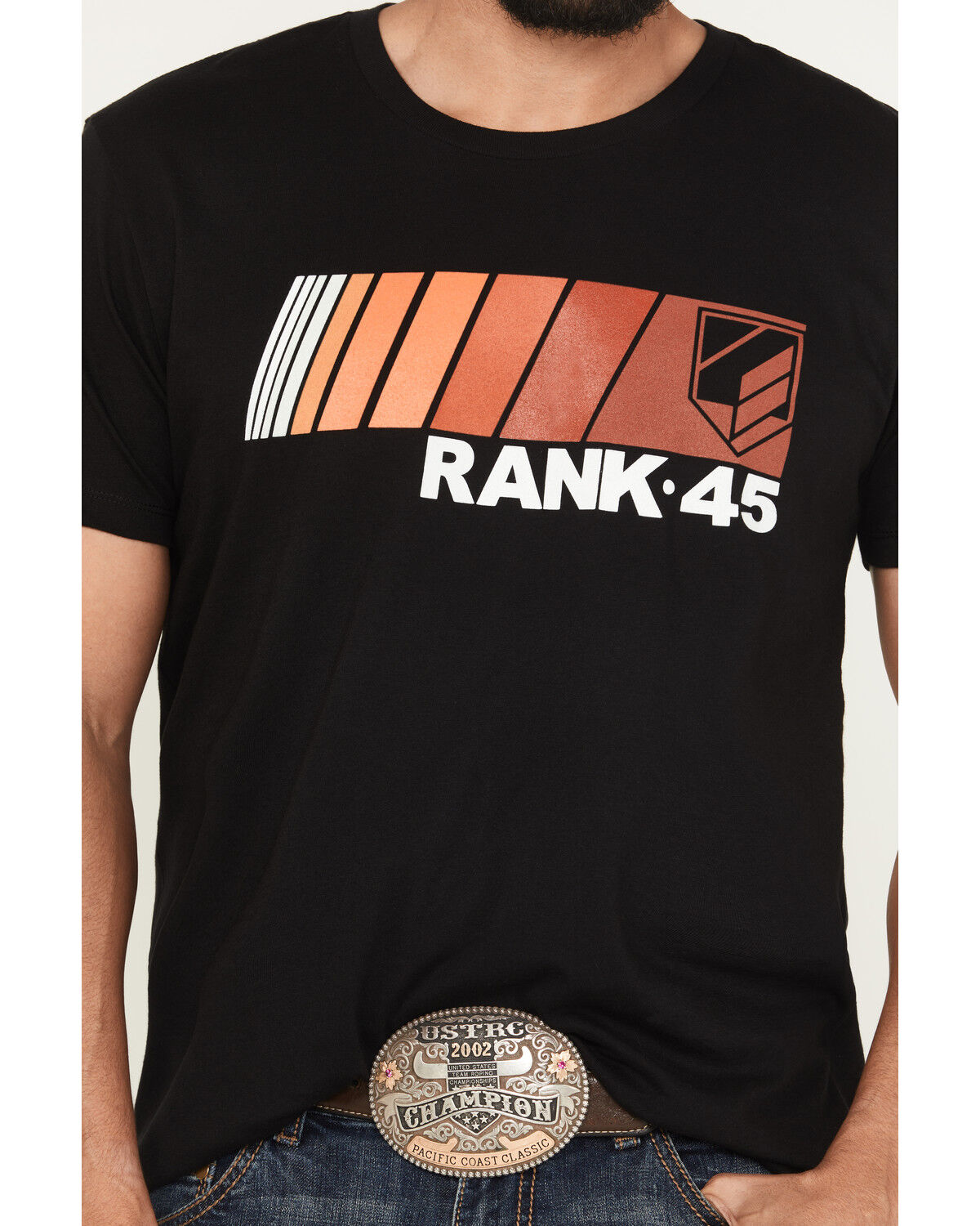 Image #3 - RANK 45® Men's Pole Position Short Sleeve Graphic T-Shirt, Black, hi-res