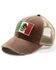 Image #1 - Cody James Men's Viva Mexico Embroidered Ball Cap , Brown, hi-res