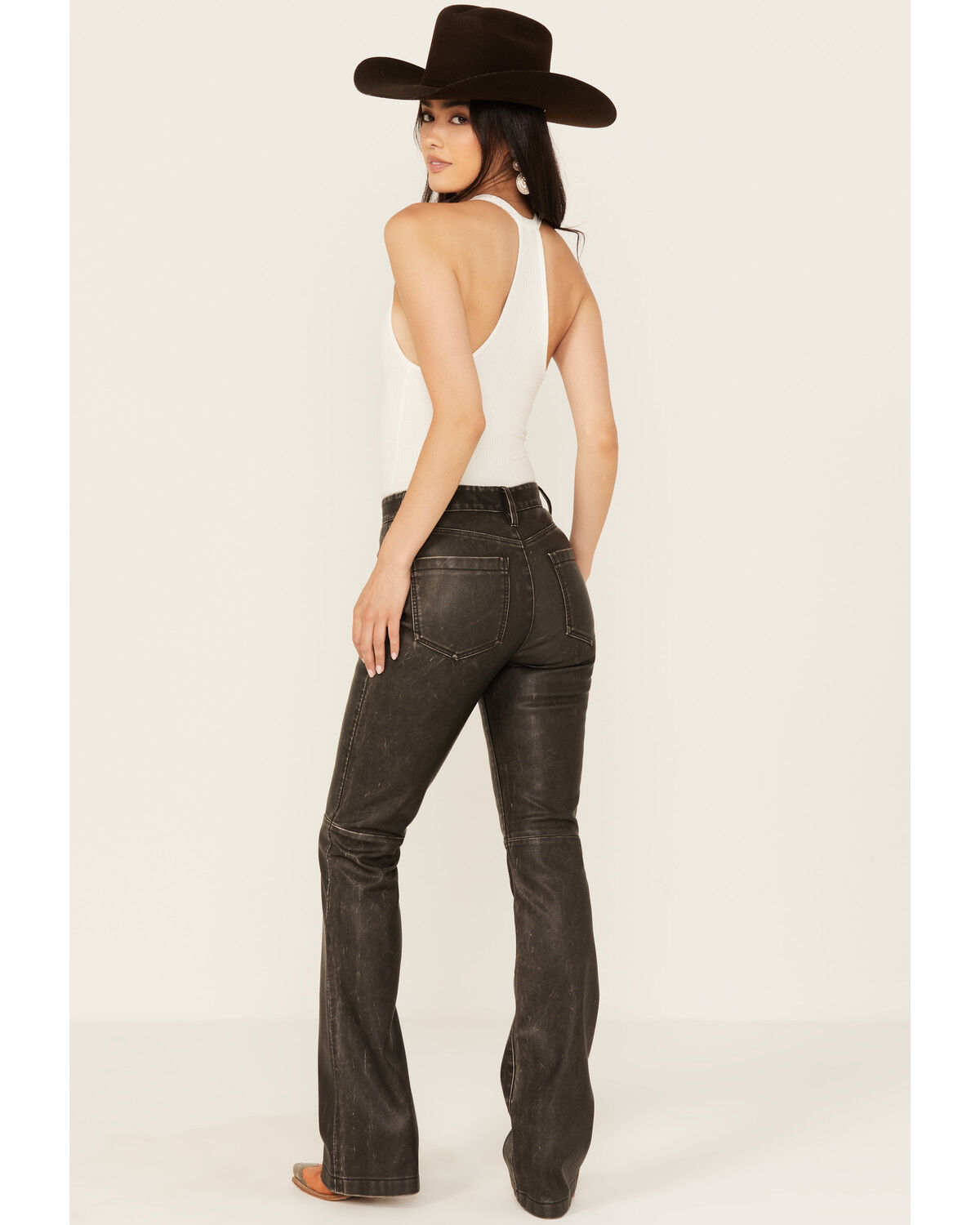 Image #3 - BLANKNYC Women's Lone Rider Bootcut Pants, Grey, hi-res