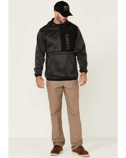 Image #2 - Hawx Men's Solano Reversible Thermal Fleece-Lined Hooded Work Sweatshirt , Black, hi-res
