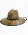 Image #1 - Brothers and Sons Men's Camo Print Straw Patch Lifeguard Sun Hat , Camouflage, hi-res