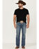 Image #3 - Rock & Roll Denim Men's Double Barrel Reflex Stretch Relaxed Straight Jeans , Blue, hi-res