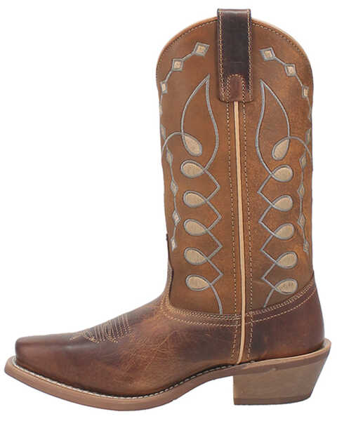 Image #3 - Laredo Women's Letty Western Boots - Square Toe, Tan, hi-res