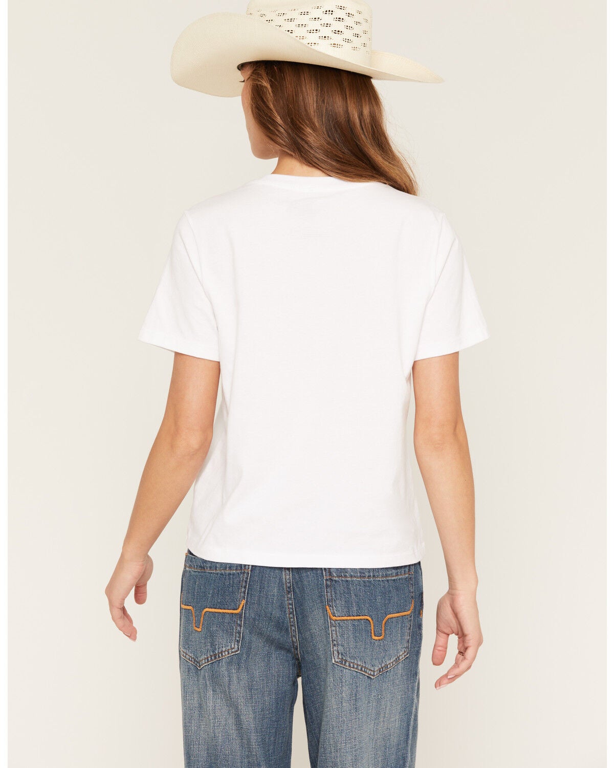 Image #4 - Los Sundays Women's Holdfast Houston Rodeo Short Sleeve Graphic Tee, White, hi-res