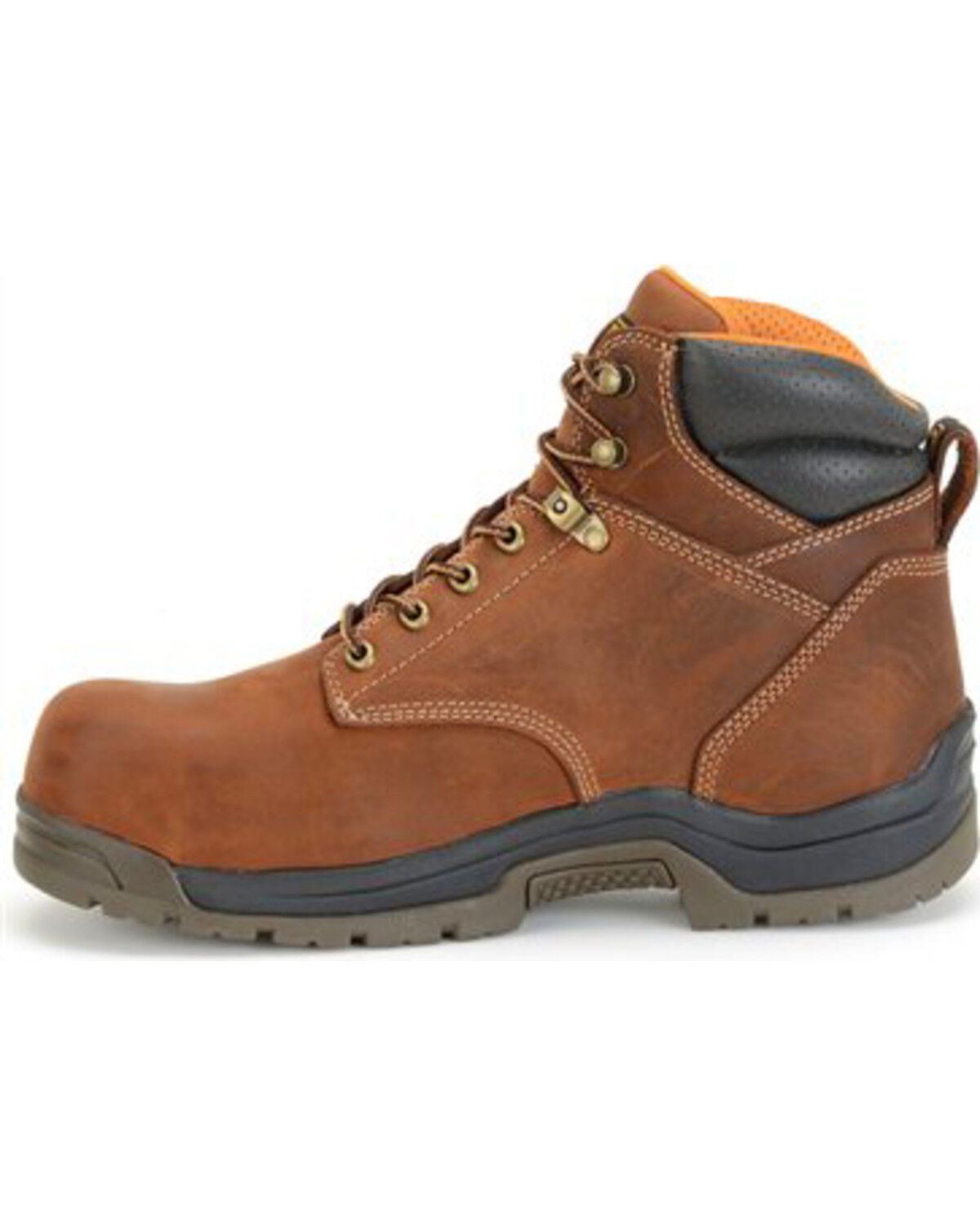 Image #3 - Carolina Men's 6" Waterproof Work Boots - Composite Toe, Brown, hi-res