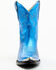 Image #4 - Idyllwind Women's Wheels Metallic Leather Booties - Pointed Toe, Royal Blue, hi-res