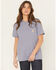 Image #1 - Carhartt Women's Loose Fit Heavyweight Short Sleeve Pocket Work Tee, Lavender, hi-res