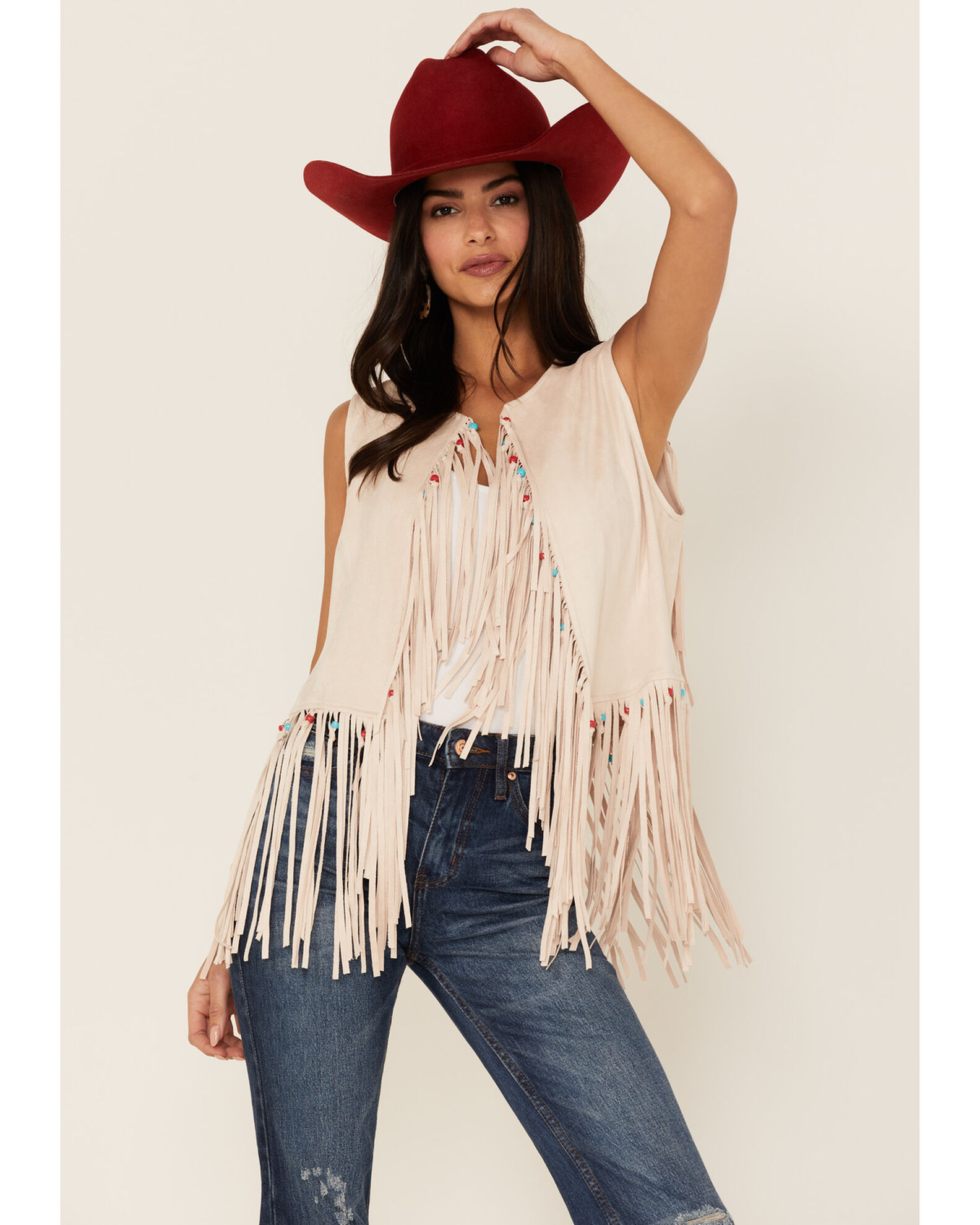 Fringe vest forever 21 discount