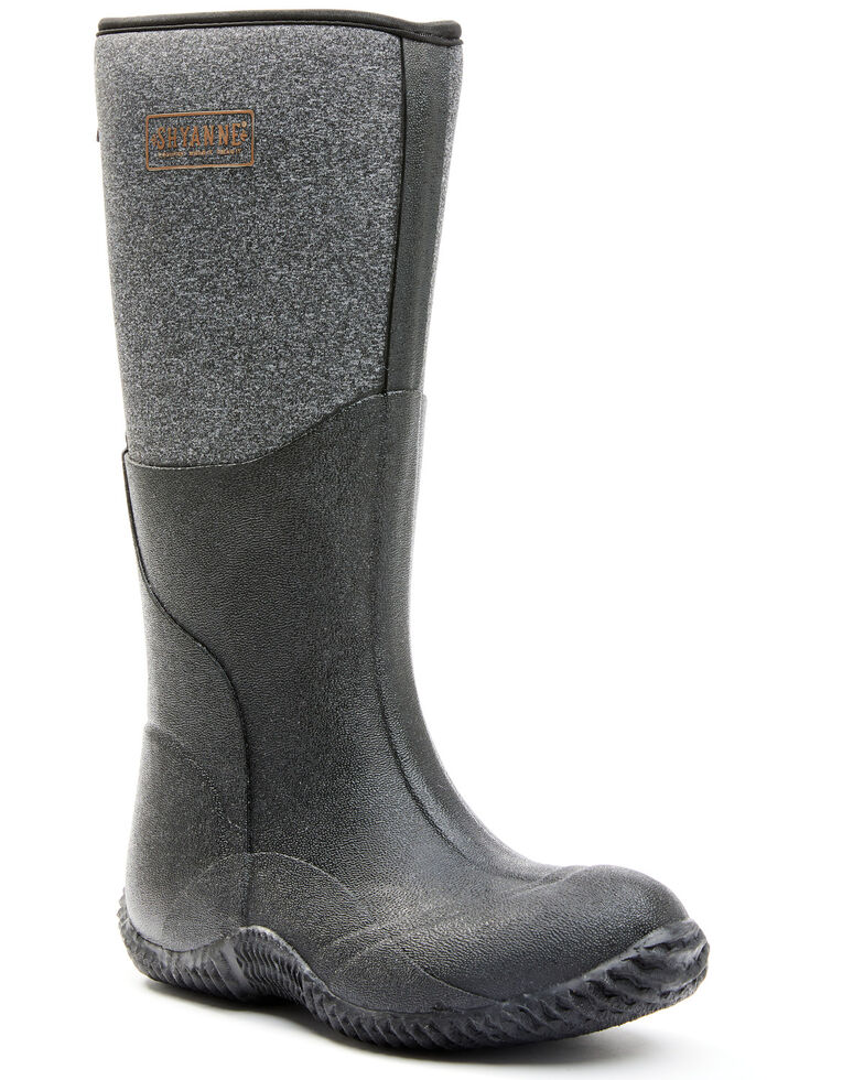 Shyanne Women's Rubber Outdoor Boots - Soft Toe, Black, hi-res