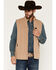 Image #1 - RANK 45&reg; Men's Ralington Softshell Vest - Big, Khaki, hi-res