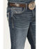 Image #2 - Cody James Men's Dark Wash Slim Bootcut Stretch Denim Jeans, Dark Wash, hi-res