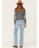 Image #3 - Wrangler Retro Women's Light Wash Mid Rise Hallie Trouser Jeans, Blue, hi-res
