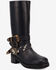 Image #1 - Dingo Women's Full Throttle Harness Fashion Boots - Round Toe, Black, hi-res