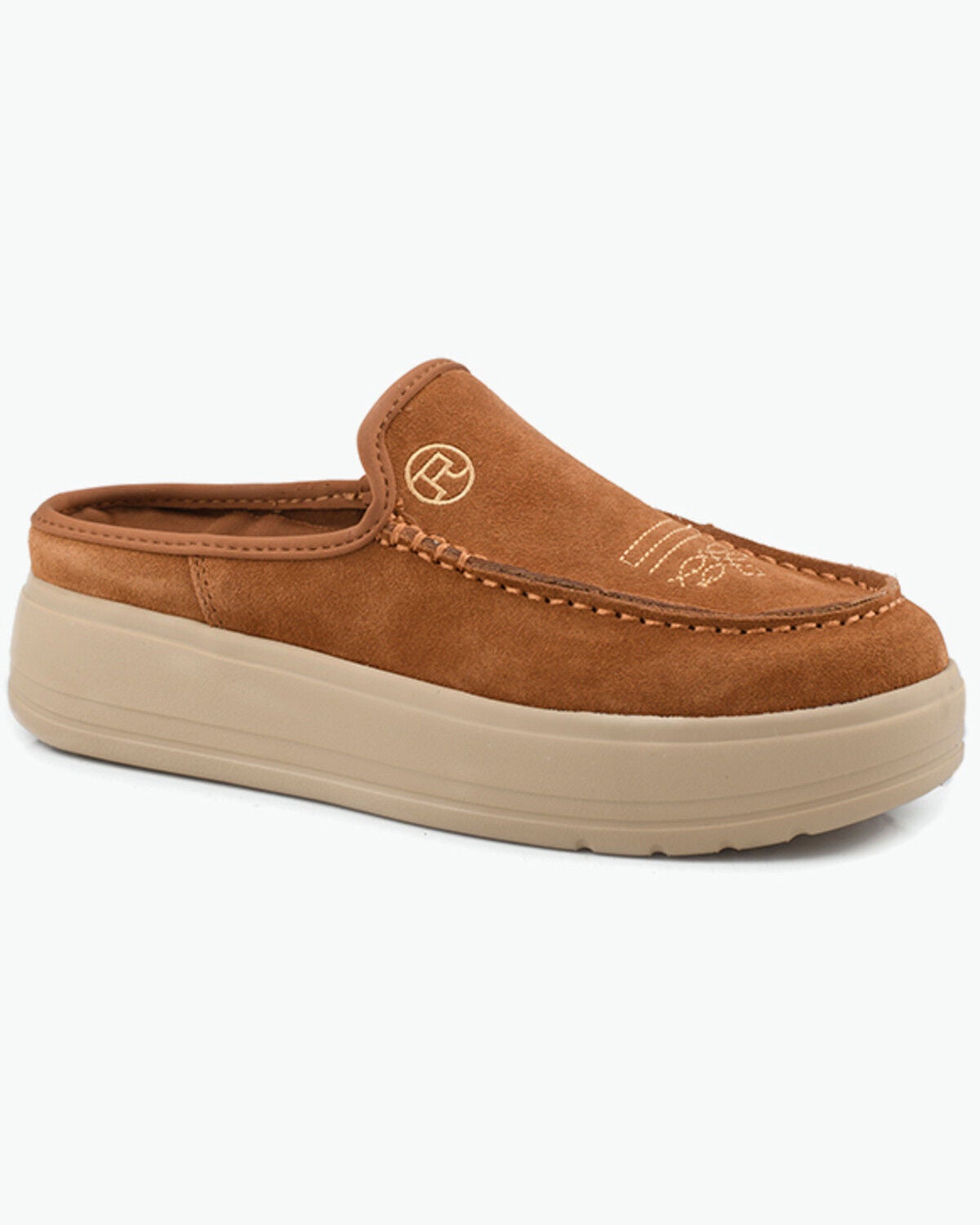 Image #1 - Roper Women's Lila Casual Mule Shoes, Brown, hi-res