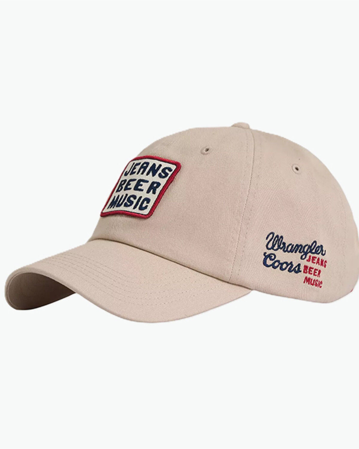 Image #2 - Wrangler X Coors Banquet Women's Leisure Ball Cap, Cream, hi-res