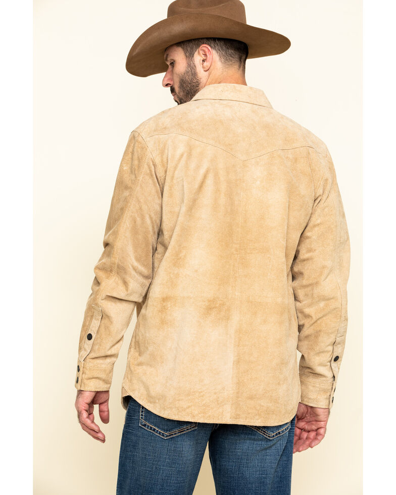 Moonshine Spirit Men S Auckland Long Sleeve Suede Shirt Jacket Country Outfitter