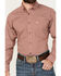 Image #3 - Ariat Men's Teegan Geo Print Long Sleeve Button-Down Western Shirt, Red, hi-res