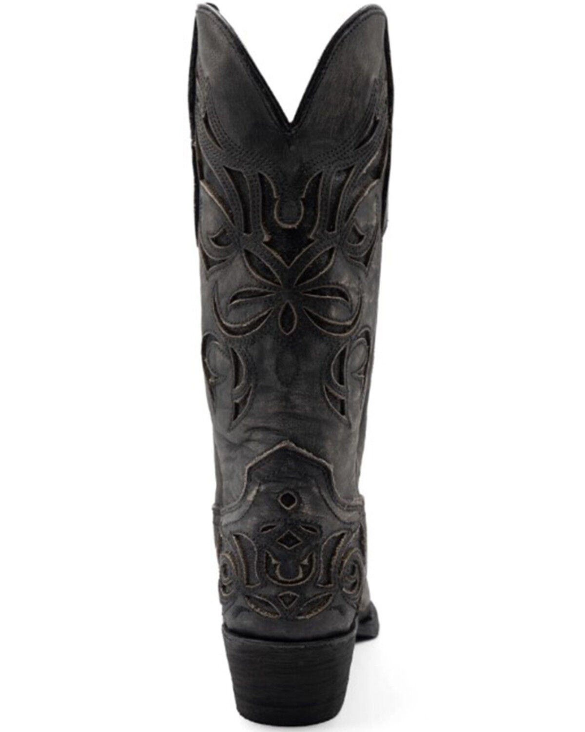 Image #5 - Ferrini Women's Sasha Western Boots - Snip Toe, Charcoal, hi-res