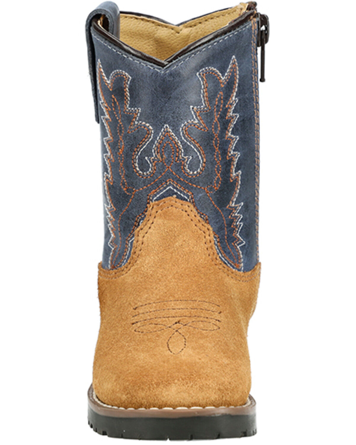 Image #3 - Smoky Mountain Toddler Boys' Autry Western Boots - Broad Square Toe, Tan, hi-res