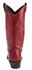 Image #7 - Abilene Women's Cowhide Western Boots - Round Toe, Red, hi-res