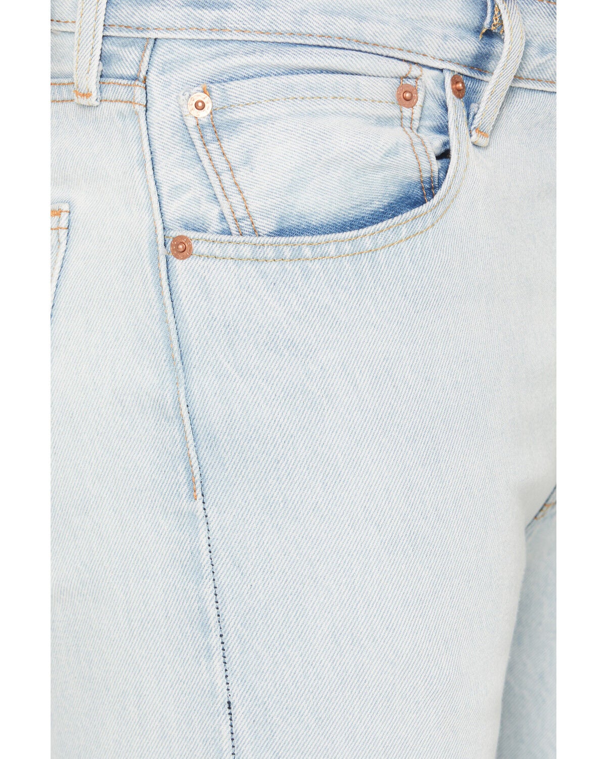Image #2 - Levi's Men's Saturday At Noon Light Wash Original Straight Rigid Denim Jeans, Light Wash, hi-res