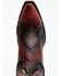 Image #6 - Dan Post Women's Daredevil Western Boots - Snip Toe, Red, hi-res