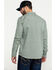 Cody James Men's FR Woven Plaid Print Long Sleeve Button Down Work Shirt , Green, hi-res