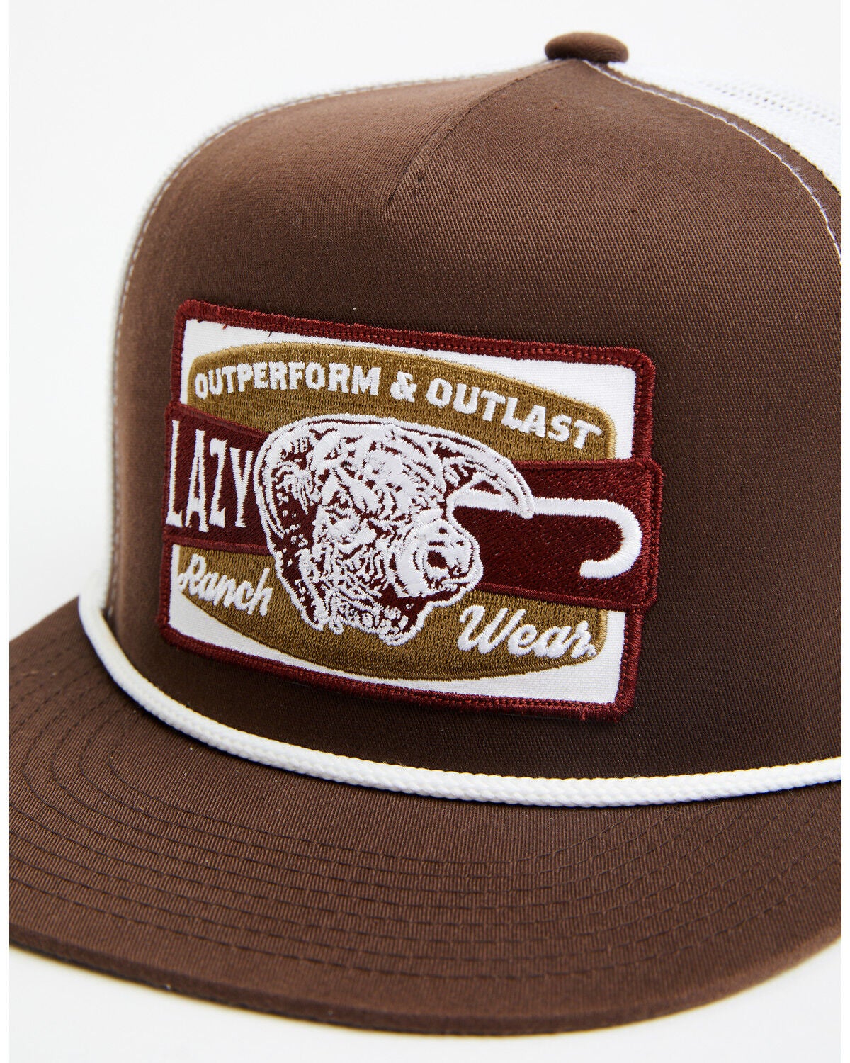 Image #2 - Lazy J Ranch Wear Men's Outlast Ball Cap, Brown, hi-res